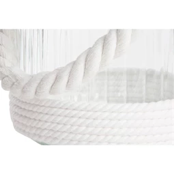 Gyertyatartó kötéllel 18x18x18 cm