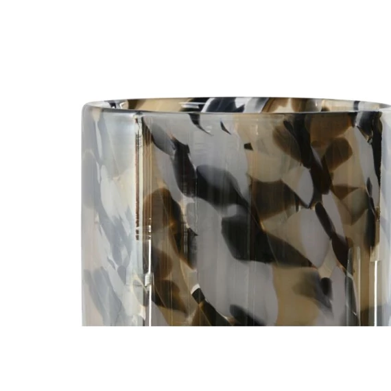 Gyertyatartó mintás 12x12x11,5 cm