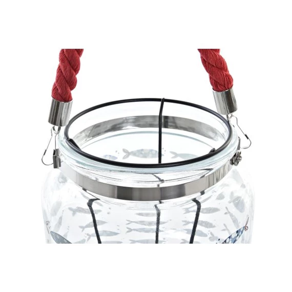 Gyertyatartó tengeri 16x16x23,5 cm 2 féle