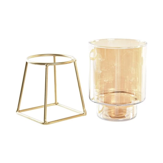 Gyertyatartó 9x9x17 cm 2 féle