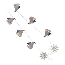 Hajó girland kormánykerékkel 120x6,5x0,5 cm 