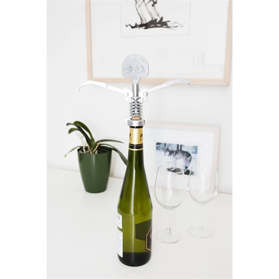 Dugóhúzó, halálfejes 7x3,7x20 cm