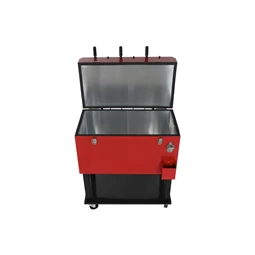 Hűtő lábakkal csocsó mintával 71x62x85 cm