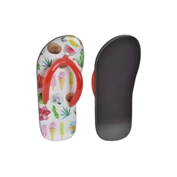 Hűtőmágnes papucs 4,5x2,2x10 cm 8 féle