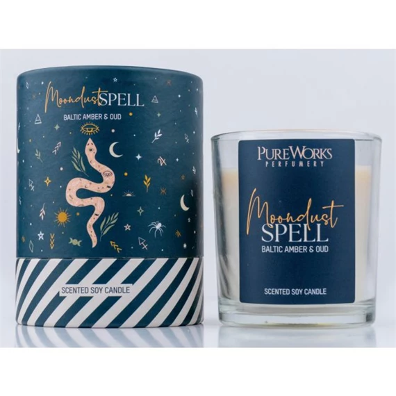 Illatgyertya 8x8x10 cm 4 féle