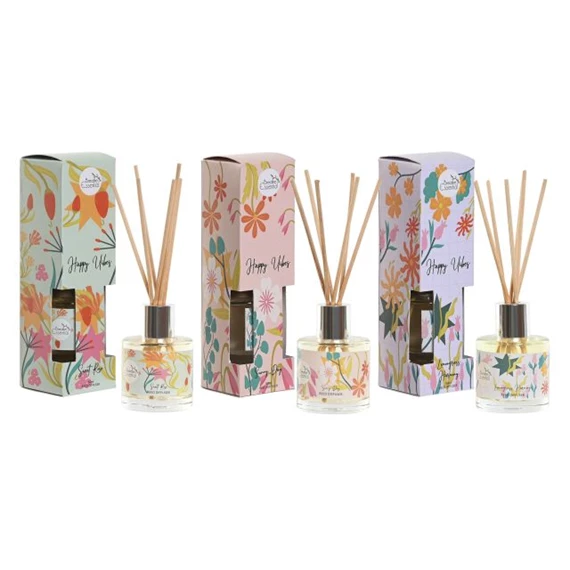Illatosító pálcával 50 ml, virágillat 5x5x18 cm 3 féle