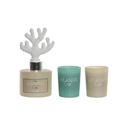 Illatosító szett pálcával, gyertyával 100 ml 5x5x6 cm S/3