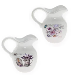 Kancsó virág mintával 20,5x14x20,5 cm