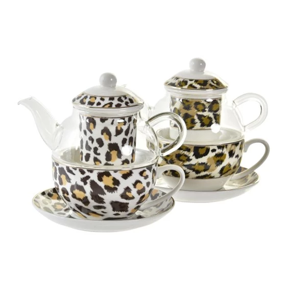 Kanna leopárd mintás 16,5x13,5x14 cm 250 ml 2 féle