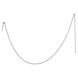 Karácsonyfa dísz szett, akasztós 21x6,5x27 cm S/53