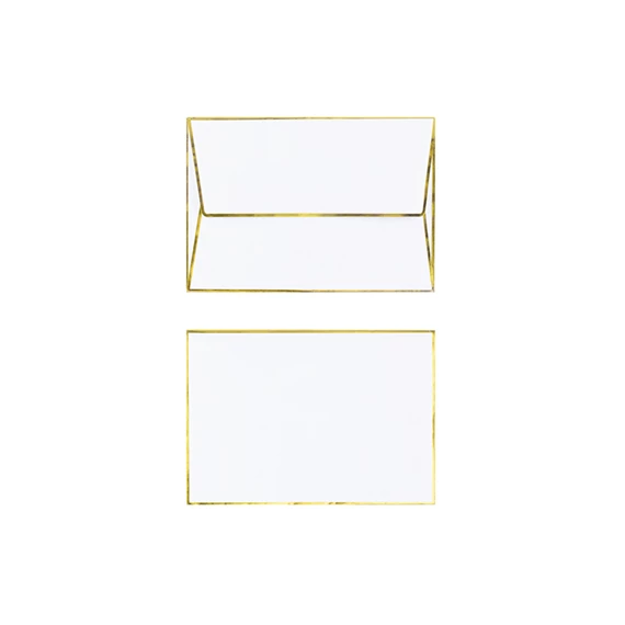 Kártya zománc kitűzővel szarvas, 10,5x14,8 cm