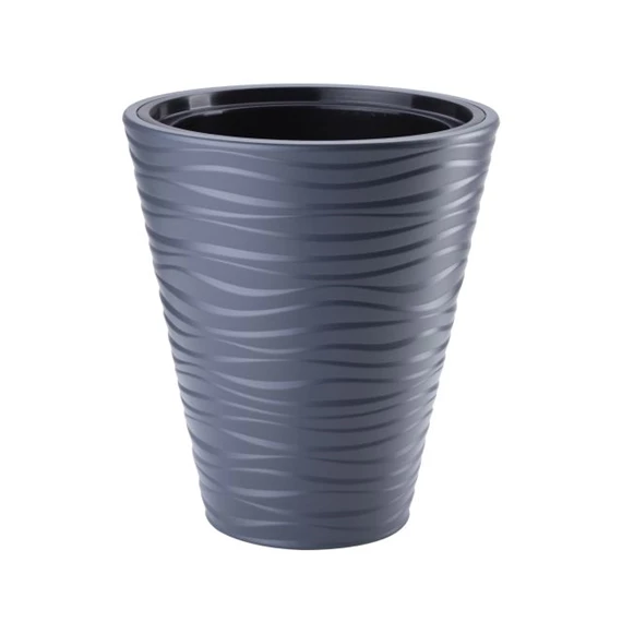 SAHARA kaspó kerek, álló, ültető betéttel 39x44 cm