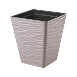 SAHARA kaspó szögletes, ültető betéttel 39x44 cm