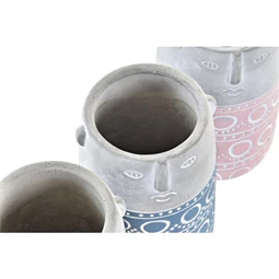 Kaspó arccal 12x12x18 cm 4 féle