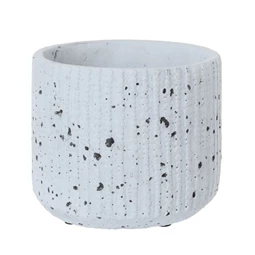 Kaspó barázdált 16x13,5 cm