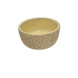 Tál kerek, virág mintával 16x16x7,5 cm
