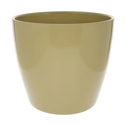 Kaspó kerek, mázas 17x17x15 cm