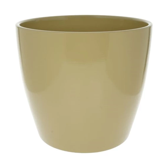 Kaspó kerek, mázas 28x28x23 cm