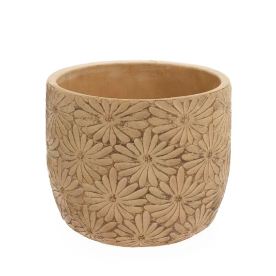 Kaspó margaréta mintával 16,8x16,8x14,8 cm