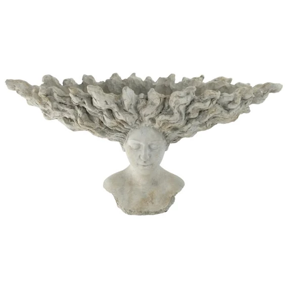 Kaspó női fej 52,5x21,5x29 cm