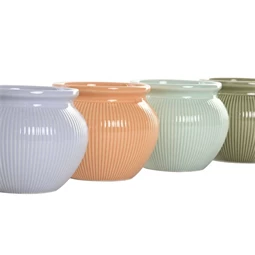 Kaspó szett 18x18x14 cm 4 féle S/2