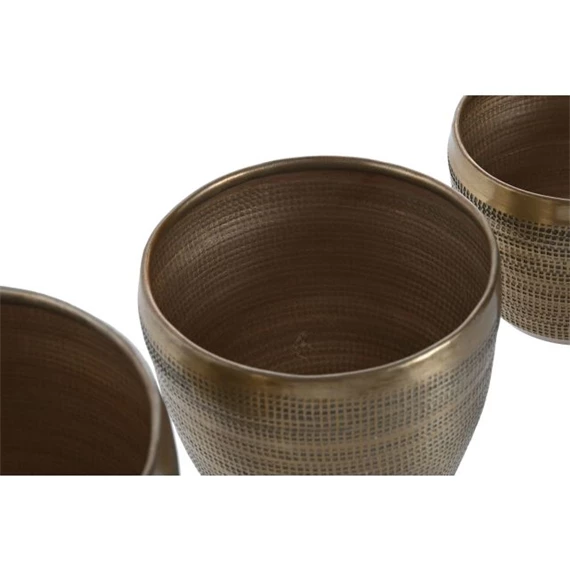 Kaspó szett kerek 16x16,5x15,5 cm S/4