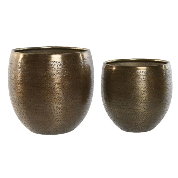 Kaspó szett kerek 22x22x24,5 cm S/2