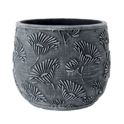 Kaspó virág mintával 16,5x16,5x13,5 cm