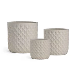 Kaspó vonalas mintával, átm. 18-15-12 cm S/3