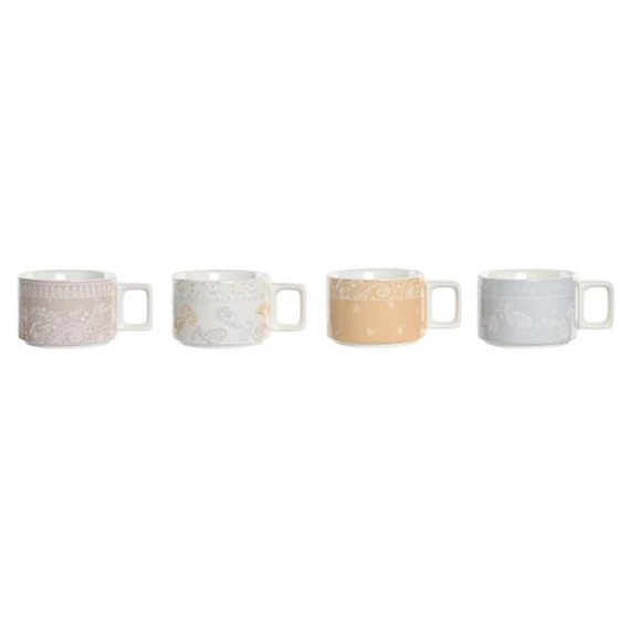 Kávés készlet 11x11x27 cm 260 ml S/4