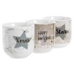 Kávés szett 21x14x7 cm S/6 130 ml