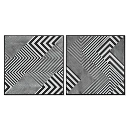 Kép absztrakt 3D-s, keretes 100x4x100 cm 2 féle