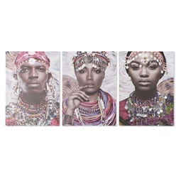 Kép afrikai 50x1,8x70 cm 3 féle