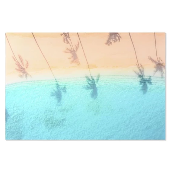 Kép edzett üveg, tengerpart 150x0,4x100 cm