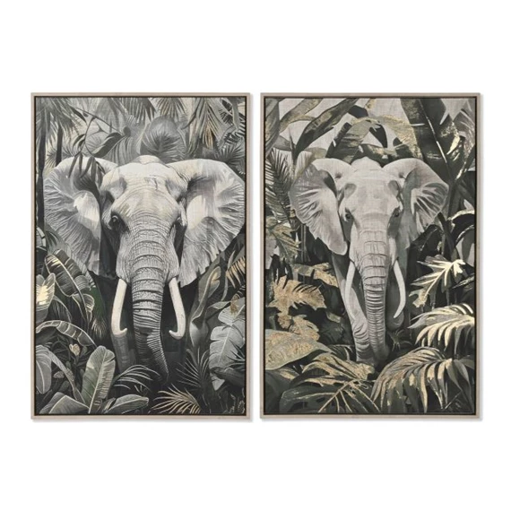 Kép elefánt 63x4,5x93 cm 2 féle