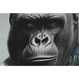 Kép gorillás, keretes 82x3,5x122 cm 2 féle