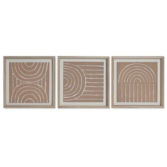 Kép keretes 3D 25x2,2x25 cm 3 féle