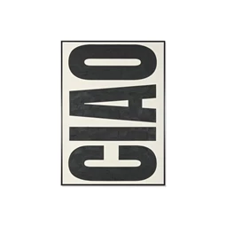 Kép keretes, Ciao, kézzel festett 103x4,5x143 cm