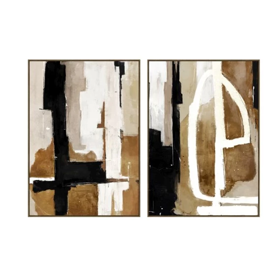 Kép keretes, absztrakt 3D-s 100x4x140 cm 2 féle