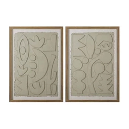 Kép keretes, absztrakt 50x3x70 cm 2 féle