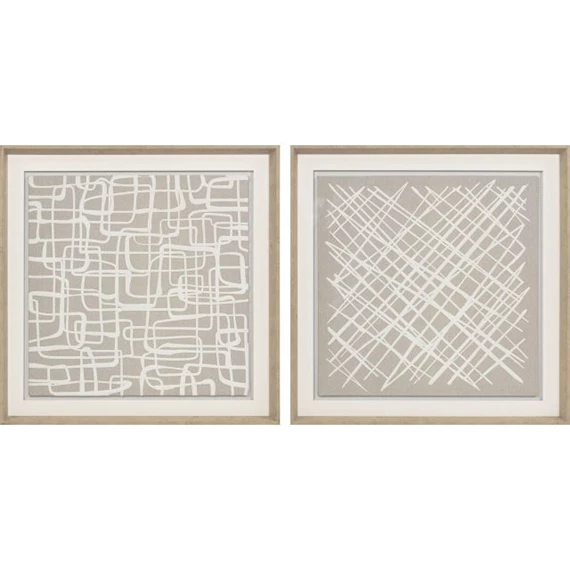 Kép keretes, absztrakt 80x5x80 cm 2 féle