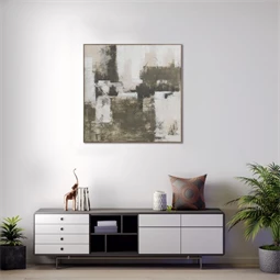 Kép keretes, absztrakt 120x5,2x120 cm