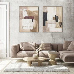 Kép keretes, absztrakt 92x4,5x122 cm 2 féle