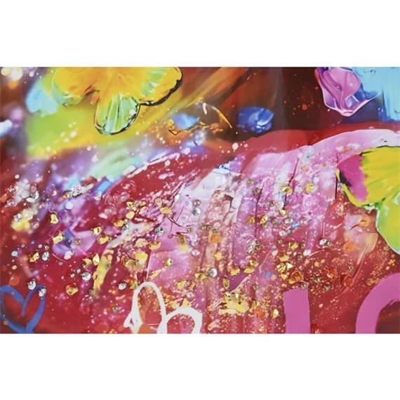 Kép keretes, ajkak 62,5x2,8x62,5 cm 2 féle