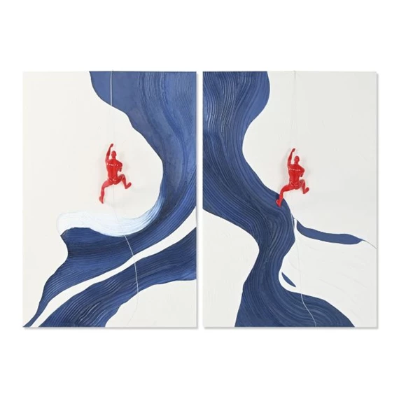 Kép keretes, férfi 3D-s 80x3,5x120 cm 2 féle