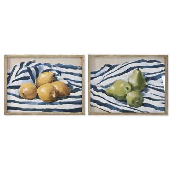 Kép keretes, gyümölcs 60x2,5x45 cm 2 féle