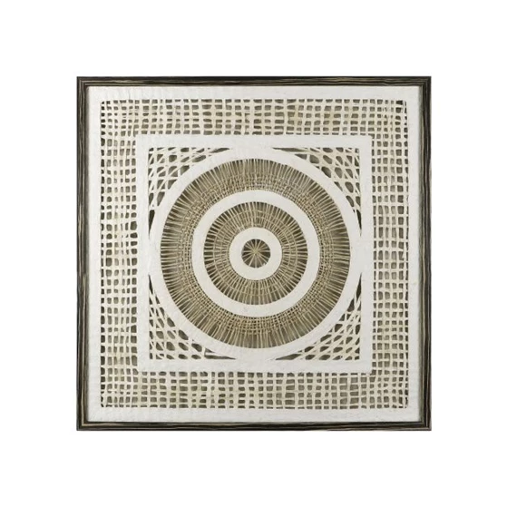 Kép keretes, körök 90x4x90 cm