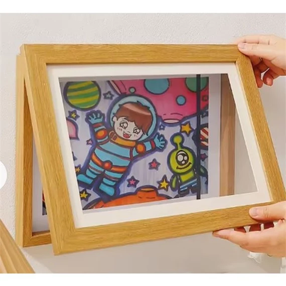 Kép keretes, macis 34x3x44 cm