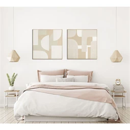 Kép keretes, modern 90x3,8x90 cm 2 féle