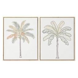 Kép keretes, pálmafa 3D-s 40x3,2x50 cm 2 féle